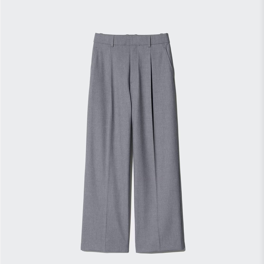 Uniqlo Pleated Wide Pants - Picture 2 of 6